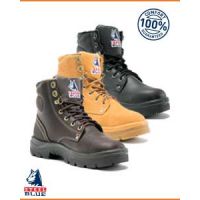 Steel Blue ARGYLE Lace Up Safety Boot: TPU/Bump Cap