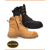 Oliver AT55 150mm (6") Zip Sided Safety Boot