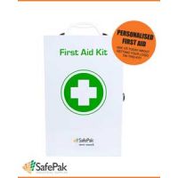 Low Risk First Aid Kit - Metal Wall Mount