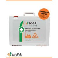 High Risk First Aid Kit - Rugged Plastic Wall Mount