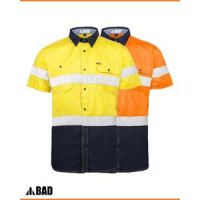 BAD Stretch S/S Hi-Vis Shirt with Reflective Tape