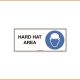 Mandatory Sign - Hard Hat Area