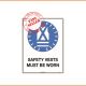 Mandatory Sign - Safety Vest Must Be Worn