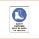 Mandatory Sign - Safety Footwear Must Be Worn On This Site