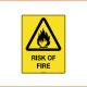 Caution Sign - Risk Of Fire