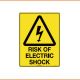 Caution Sign - Risk Of Electric Shock