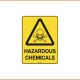 Caution Sign - Hazardous Chemicals