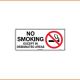 No Smoking Sign - No Smoking Except In Designated Areas