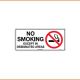 No Smoking Sign - No Smoking Except In Designated Areas