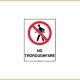 Access Sign - No Thoroughfare