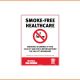 No Smoking Sign - Smoke-Free Healthcare - Smoking Is Banned At This Facility And For Metres Beyond (QLD)