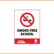 No Smoking Sign - Smoke-Free School (QLD)