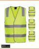 JB's Wear Hi-Vis Day/Night Printed Safety Vest - Security/Staff/Visitor