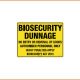 Biosecurity Sign - Biosecurity Dunnage