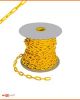 Heavy Duty 6mm Plastic Safety Chain - Yellow (40m)