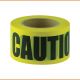 CAUTION Barrier Tape - Black on Yellow