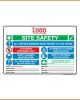 900x600mm Corflute Multi Construction Site Safety Signs