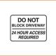 Farm Sign - Do Not Block Driveway
