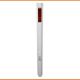 Standard Metal Guide Post - Red/White 1350mm