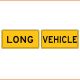 Long Vehicle Sign 2 Piece - Class 2 Reflective