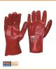 Red PVC Glove - Short 27cm