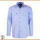Pilbara Mens Chambray Long Sleeve Shirt