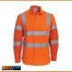 Maxcool Hi-Vis Biomotion Vic Rail Taped Shirt with Bloodlines Indigenous Print