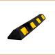 Rubber Wheel Stop, Black/Yellow - 1650mm