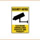 Security Sign - Electronic Surveillance Protects This Property