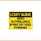 Security Sign - Video Surveillance In Use On These Premises