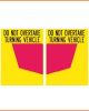 Do Not Overtake Turning Vehicle (Rear Marker Plates) - Class 1 Reflective