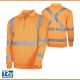 TRU NSW Rail 1/4 Zip Fleece Hi-Vis Jumper with Reflective Tape