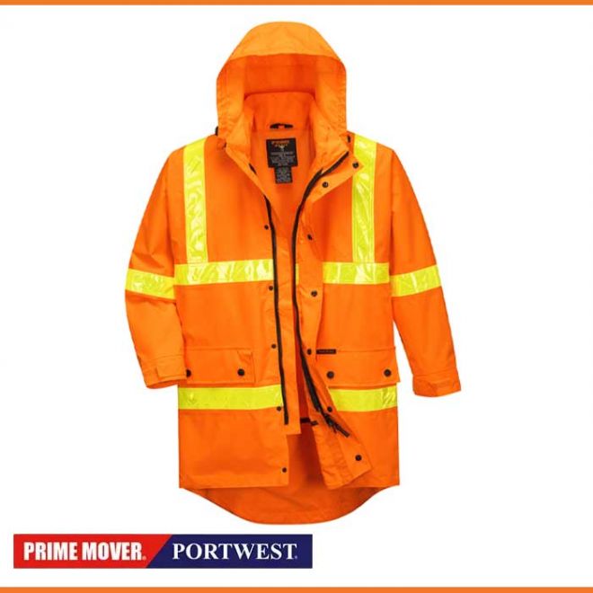 Prime Mover Squizzy Hi-Vis Roads 4-in-1 Jacket (Vic Roads Jacket